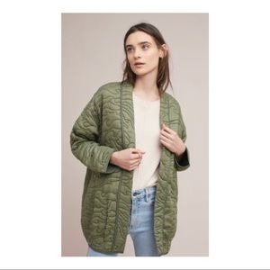 Anthropologie quilted kimono jacket
